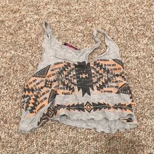 girls size 10 crop top